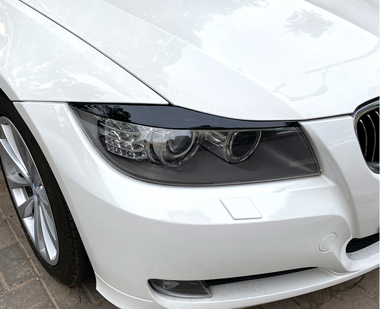 Headlight eyebrow trim for BMW E90 E91